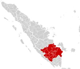 Sumatra Meridionale – Mappa