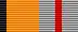 Medaglia commemorativa per il 200º anniversario del ministero della difesa - nastrino per uniforme ordinaria
