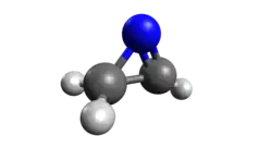 Struttura 3D a sfere dell'isomero 2h-azirina