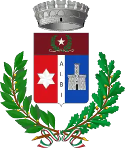 Stemma di Albi: il fascio è sostituito da una stella