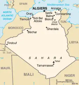 Algeria - Mappa