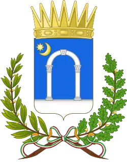 Scudo cimato da una corona all'antica (Arcola)