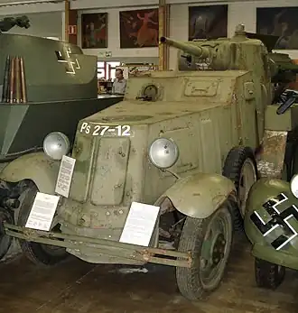 Autoblindo BA-10M (Museo di Parola - Finlandia)