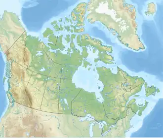 Mappa di localizzazione: Canada