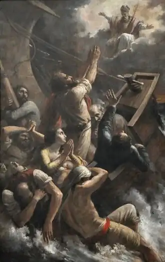 Saint Nicolas seda la tempesta