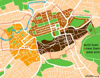 Edimburgo – Mappa