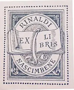 Ex libris di Rinaldo Nascimbene