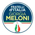 Logo di Fratelli d'Italia usato per le elezioni europee e amministrative del 2024