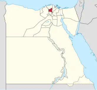Governatorato di Gharbiyya – Localizzazione