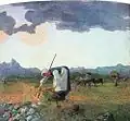 La raccolta del fieno, 1889, St. Moritz, Segantini Museum