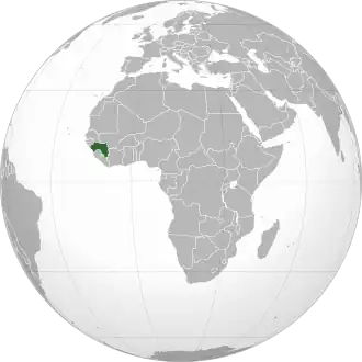 Guinea - Localizzazione