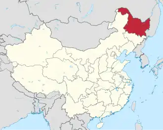 Heilongjiang – Localizzazione