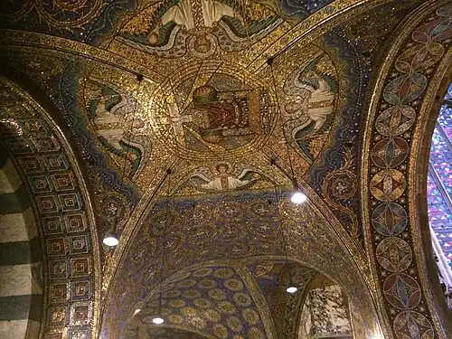 Mosaico al livello inferiore
