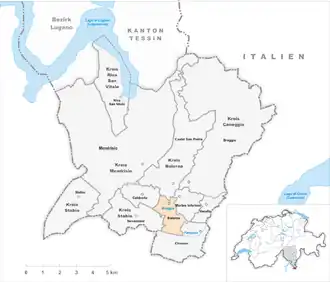 Balerna – Mappa
