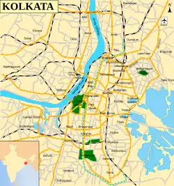 Calcutta – Mappa