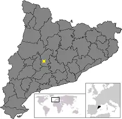 Cervera – Mappa