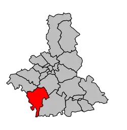 Cantone di Ervy-le-Châtel – Mappa