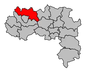 Cantone di Castelnaudary-Nord – Mappa