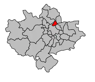 Cantone di Caluire-et-Cuire – Mappa