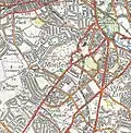 Morden in una mappa del 1944