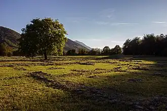 Veduta delle fondazione della città