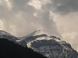 il Monte Pavione (Vette Feltrine) visto da Imer