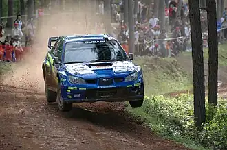 Petter Solberg, Subaru Impreza WRC al Rally del Giappone del 2006