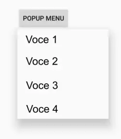 Popup-menu