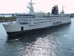 La "Prins Joachim", una delle navi in servizio Rostock-Gedser