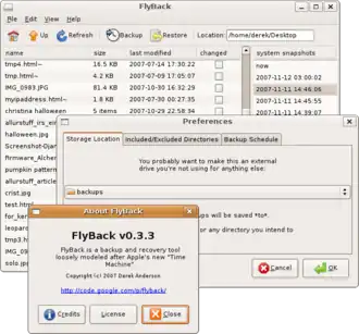 Schermata di esempio