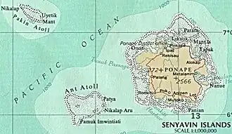 Pohnpei – Mappa