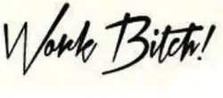 Logo del disco Work Bitch