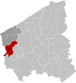 Alveringem – Mappa