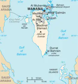 Bahrein - Mappa