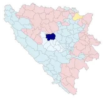 Travnik – Mappa