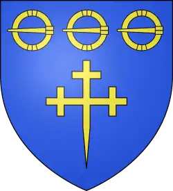 Croce scorciata ricrociata dal piede aguzzo