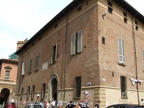 Palazzo Paleotti in via Zamboni