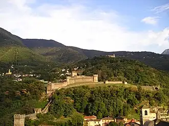 I tre castelli di Bellinzona