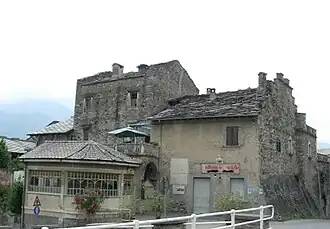 Castello di Chianocco, vista da est