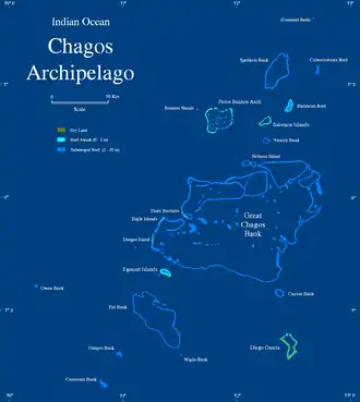 Isole Chagos - Localizzazione