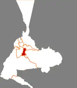 Distretto di Tianshan – Mappa