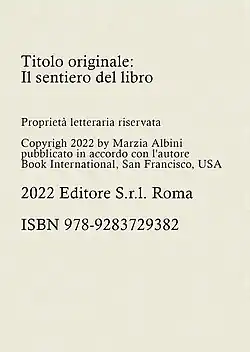 Esempio di colophon di un libro