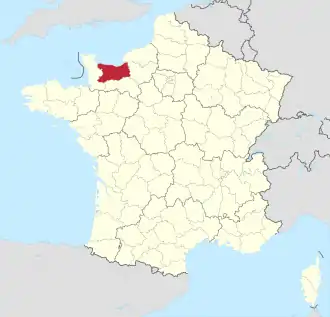 Calvados – Localizzazione
