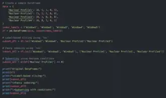 Schermata di esempio