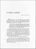 Der Eigene, vol. 2 (1898), n. 1 - Due numeri in questo formato. Qui, l'inizio di un racconto gay, il primo testo gay del periodico.