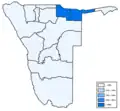 Distribuzione delle lingue kavango