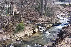 La Dordogna un poco a monte del Mont-Dore