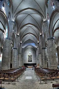La cattedrale di Crema, della quale curò un complesso restauro, 1952-1959.