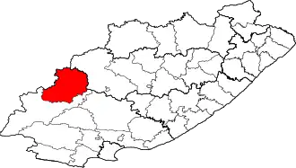 Municipalità locale di Dr Beyers Naudé – Mappa