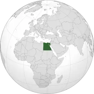 Egitto - Localizzazione